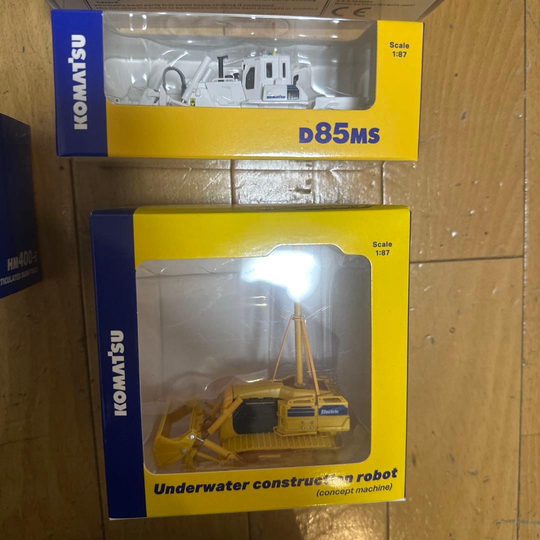 コマツ ミニカーセット全種類12種　HＯサイズ　株主優待　オリジナル非売品