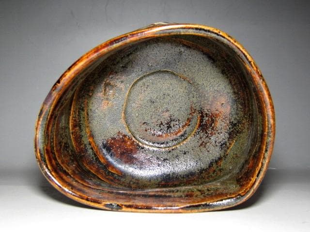 古織部茶碗 「廣澤」 裏千家十四代 淡々斎花押　　　　　　　　　　m197