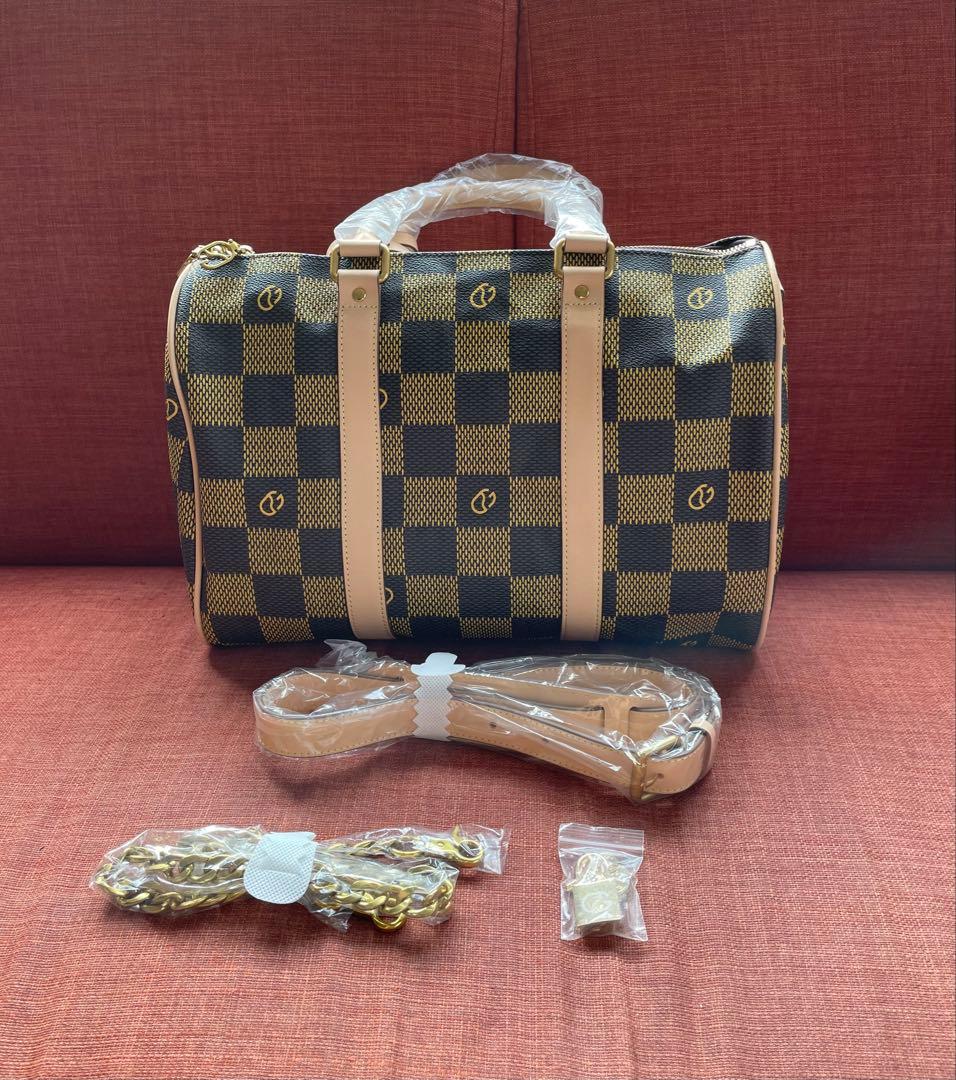 【新品未使用】CPG GOLF チェック柄ボストンバッグ