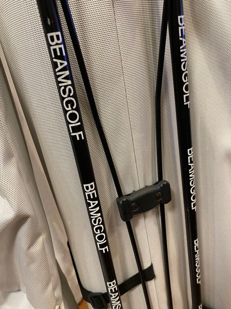 BEAMS GOLF スタンド式ゴルフバッグ ホワイト