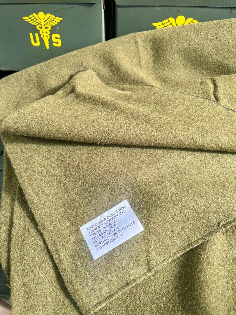 米軍放出未使用品 レア品 US-ARMY MEDICAL 米国製 ブランケット