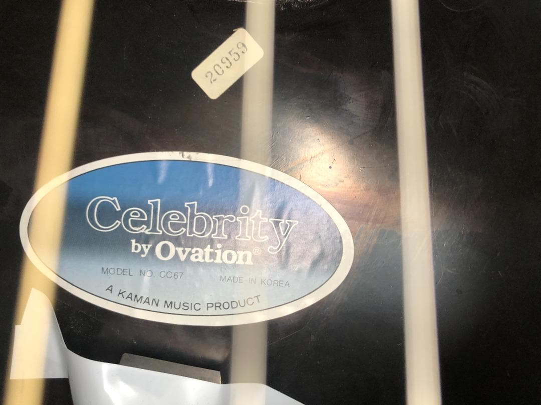 Ovation Celebrity cc67 エレアコ オベーション ギグバック