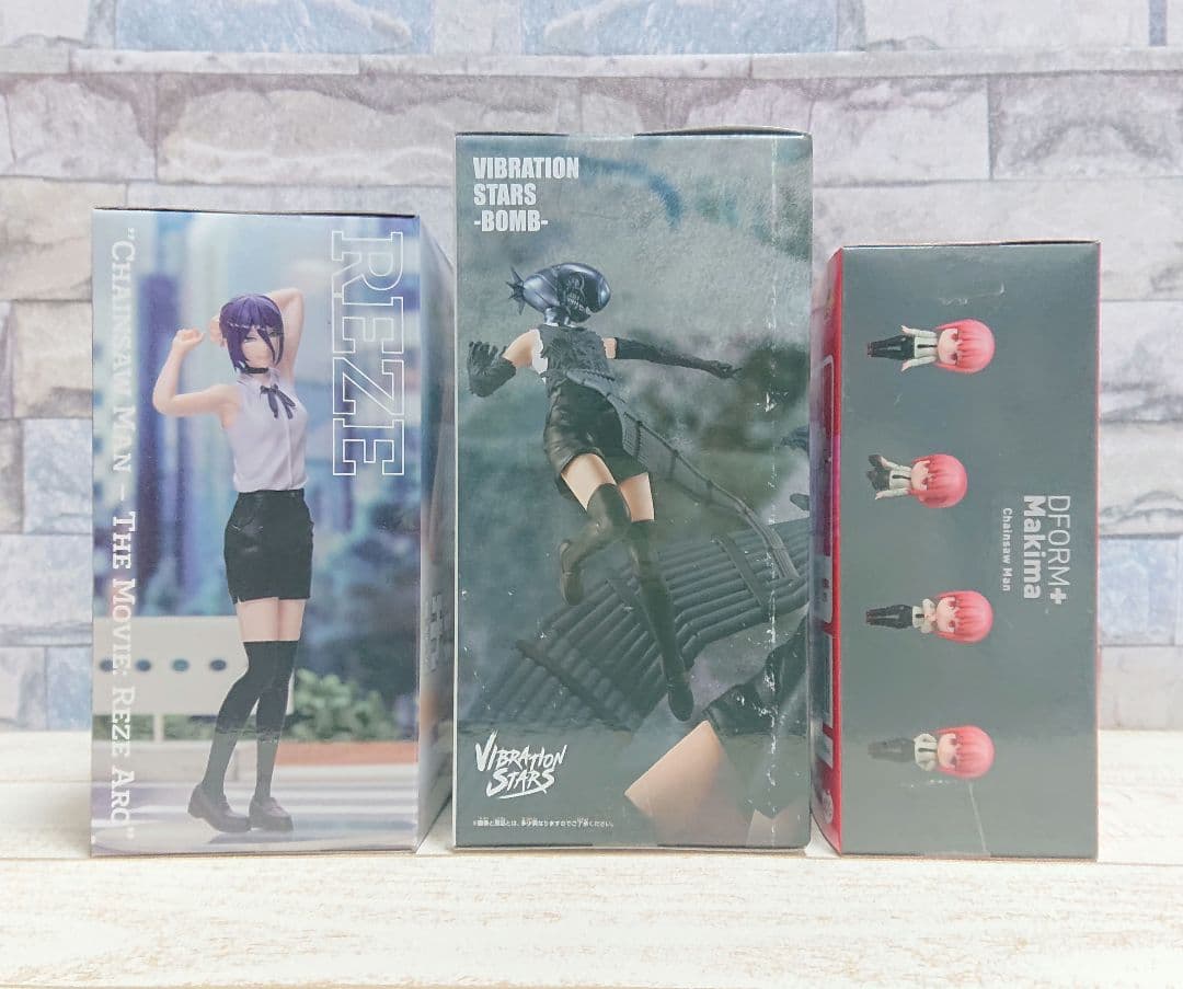 チェンソーマンBiCuteバニー　レゼ　マキマ　パワー　コベニ　美少女フィギュア