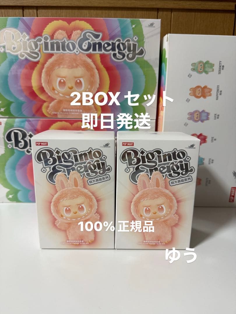 【正規品・未開封】Labubu Big into Energy 2箱box