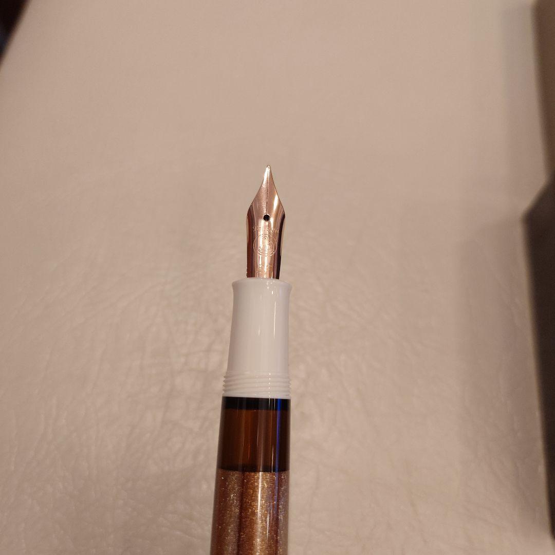 ペリカン　万年筆　コッパー、スタールビーセット