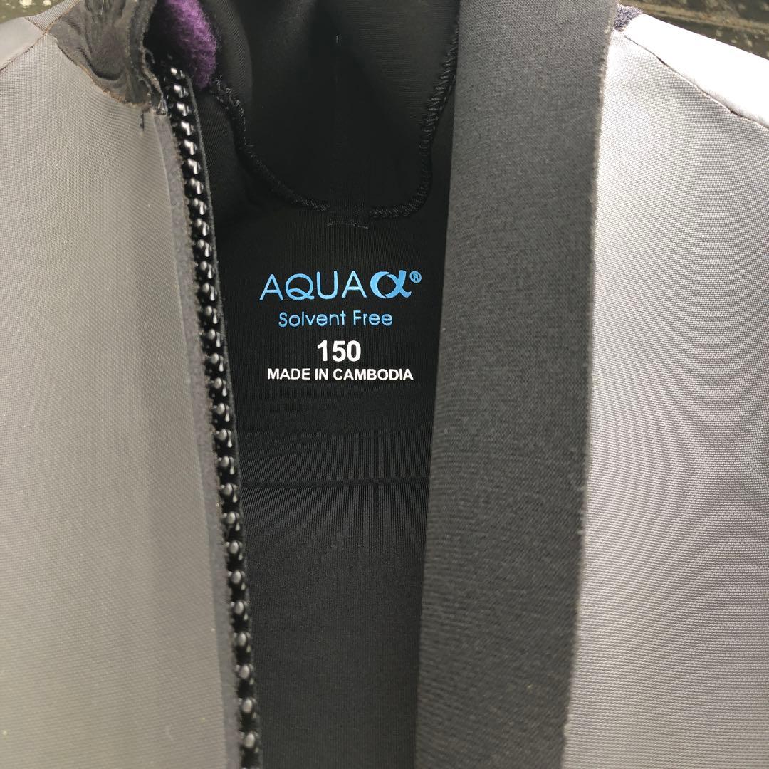 FELLOW セミドライ 5×3mm ウェットスーツ150 冬用裏起毛スキン美品