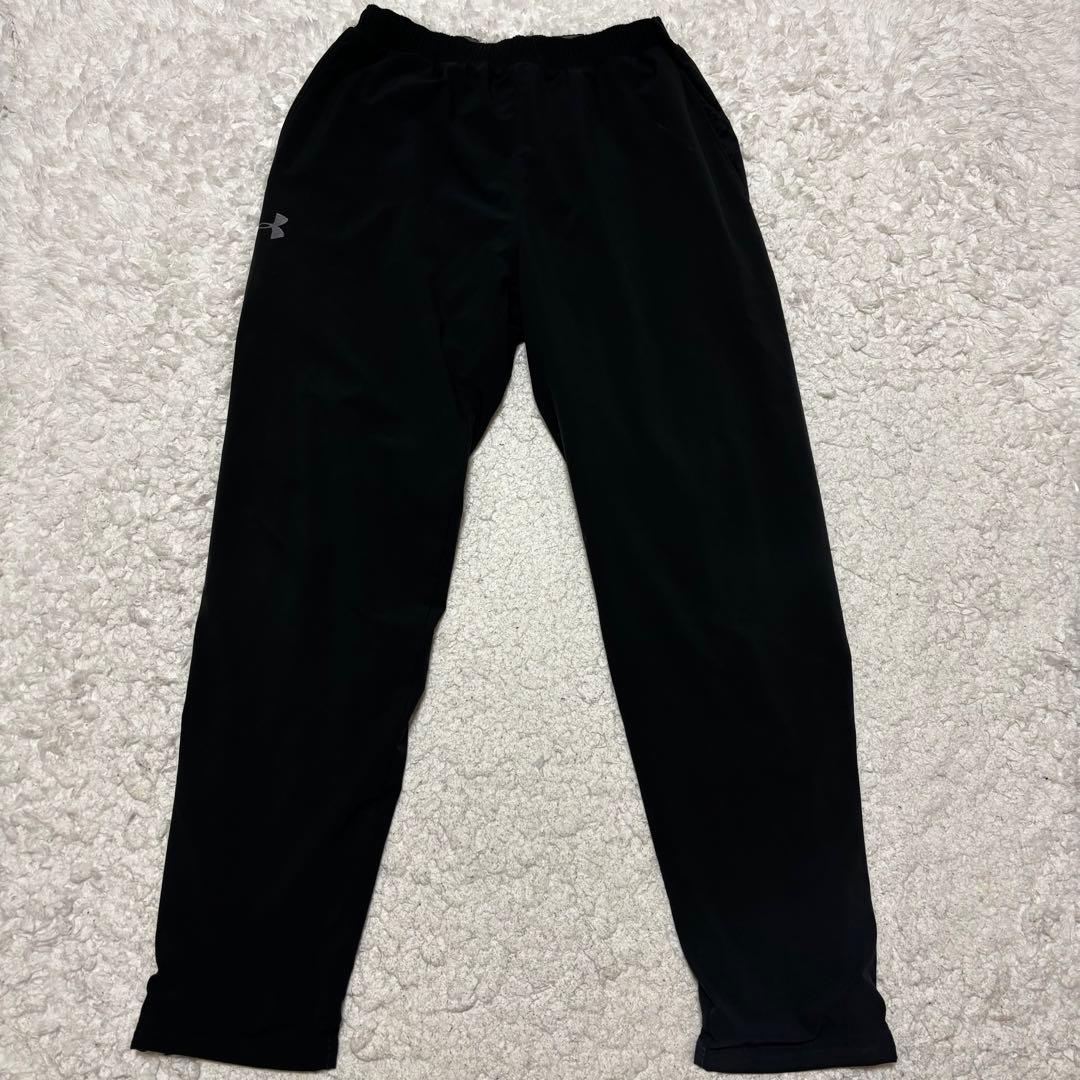 【美品】アンダーアーマー カモフラ セットアップ XLサイズ ブラック×ネイビー