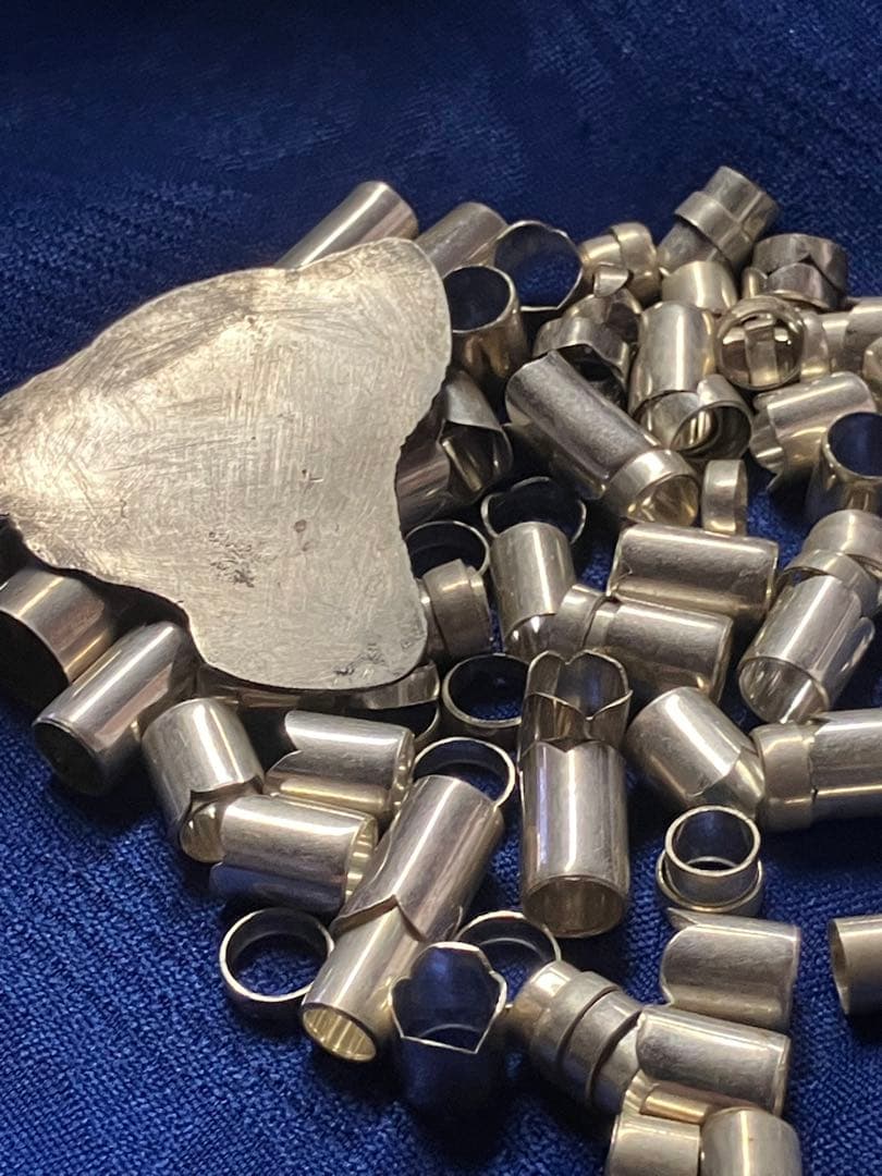 亀*人様 銀塊　シルバー９２５　100g 銀キャップ　万年筆の部品