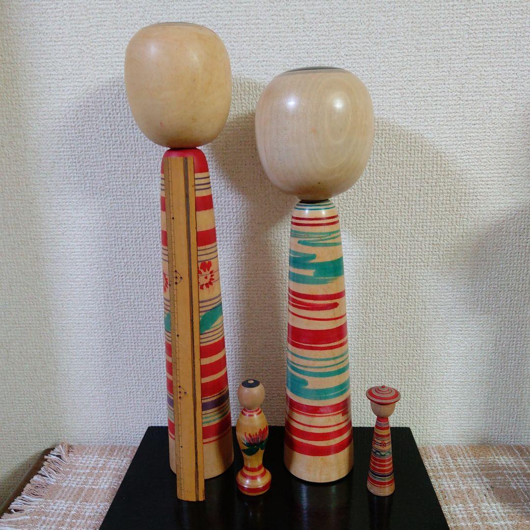 伝統こけし 土湯系 チビタン付き 特別set