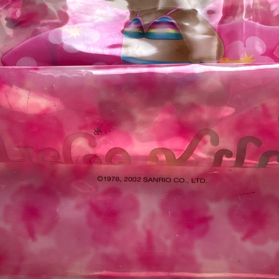 ハローキティ 日焼けキティ プールバッグ　ビニールバッグ レトロ