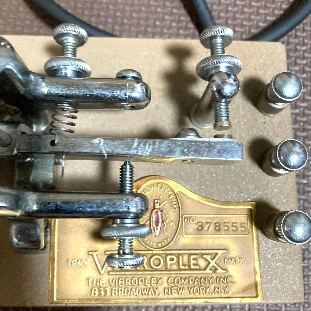 ❷Vibroplex モデル378555 無線通信機器バイブロブレックス