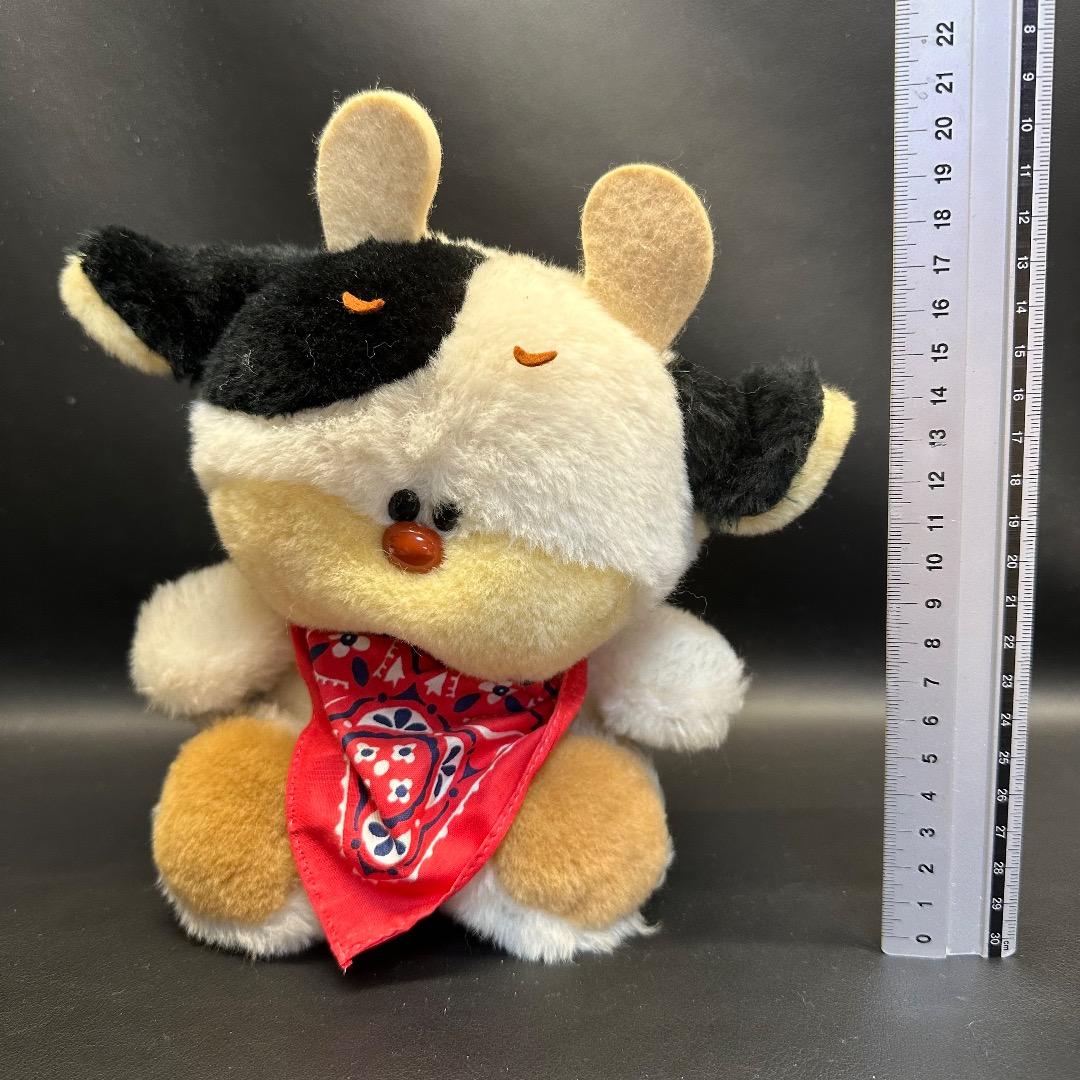 ♡※後左1009 昭和レトロ オオイケ オルゴール モーモー ぬいぐるみ