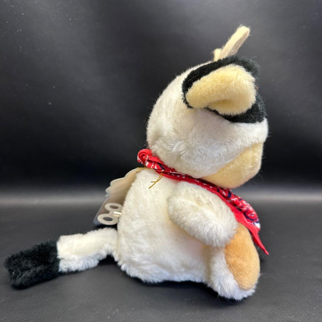 ♡※後左1009 昭和レトロ オオイケ オルゴール モーモー ぬいぐるみ
