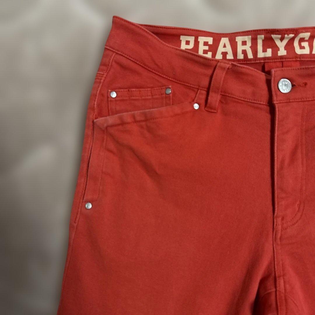 PEARY GATES ストレッチ ゴルフパンツ サイズ4 レッド オレンジ