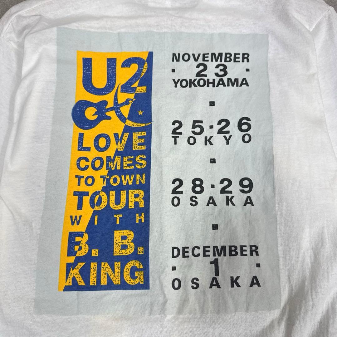 希少 U2 ヴィンテージ バンドTシャツ LOVE COMES TO TOWN