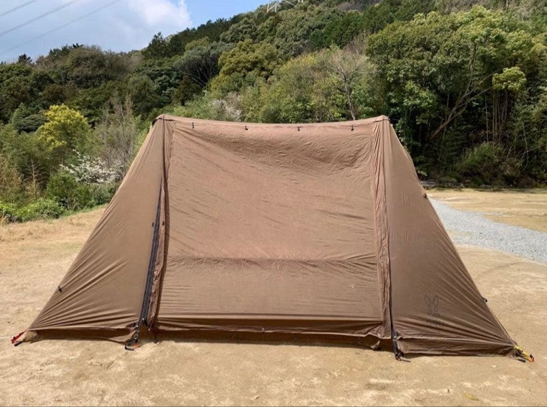 DOD ヨンヨンベース　付属品あり　キャンプ　テント　シェルター　ブラウン