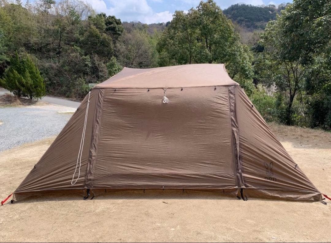 DOD ヨンヨンベース　付属品あり　キャンプ　テント　シェルター　ブラウン