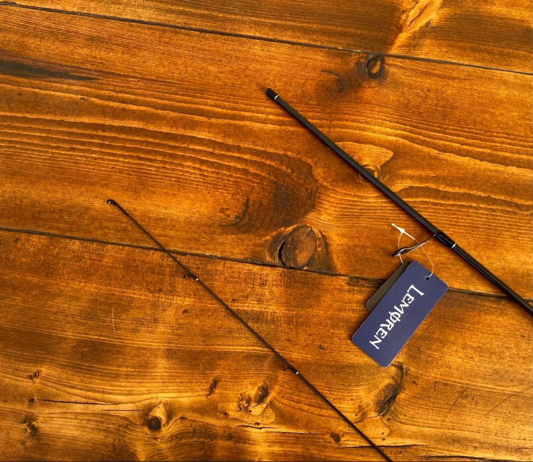 超軽量　カーボンロッド　スピニング　S662L バスロッド　ウッドグリップ　渓流