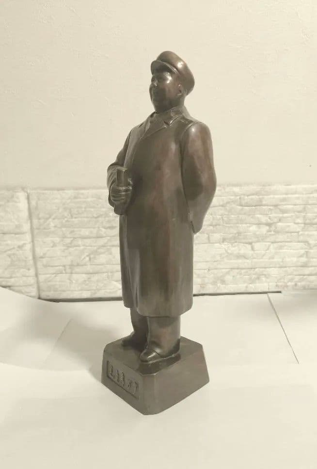 毛沢東 銅像 オブジェ 文化大革命 1966年 30センチ インテリア