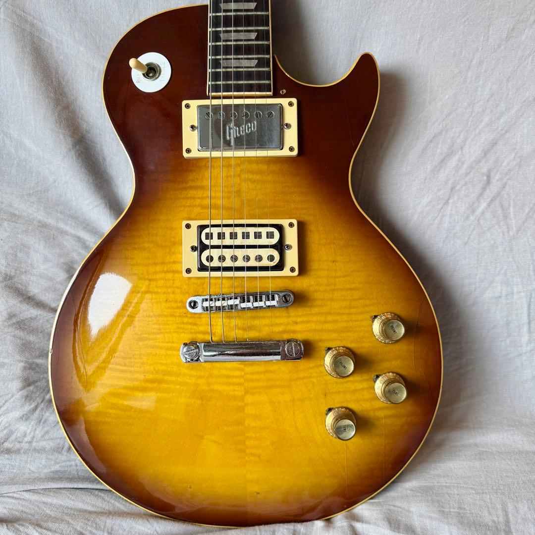 【希少】グレコレスポールEG420 フレイム杢 チェリーサンバースト1972年製