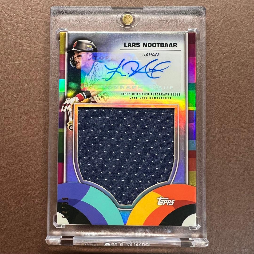 2023 Topps WBC ラーズ ヌートバー レリック 直筆サインカード