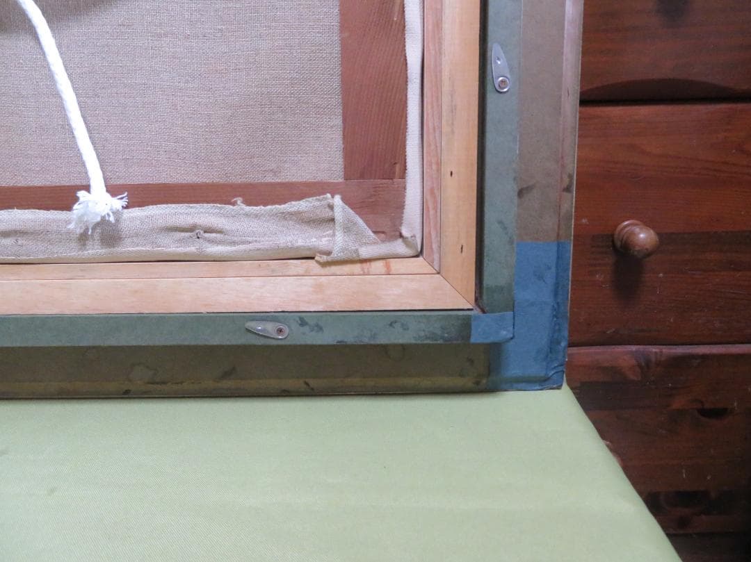 ◆芦田浩　「森の立小屋」　油彩　F8号　　二科展入選　サロン・ボザール◆