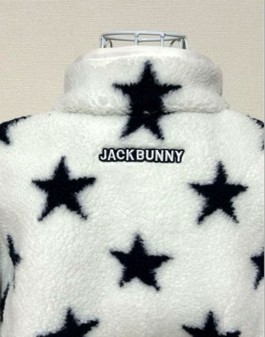 ★新品未使用 ジャックバニー[ドラえもん]フルジップ星柄ボアブルゾン サイズ1★