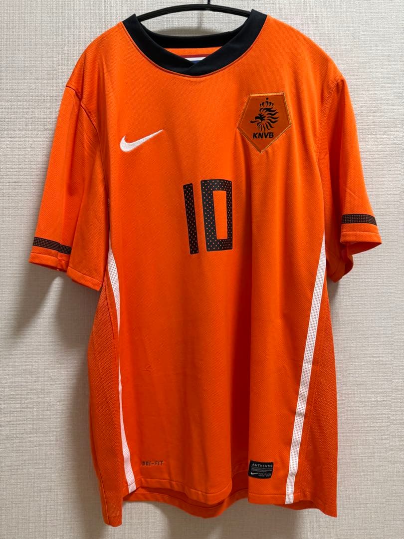 2010南アフリカＷ杯オランダ代表ユニフォーム　スナイデルＬサイズ