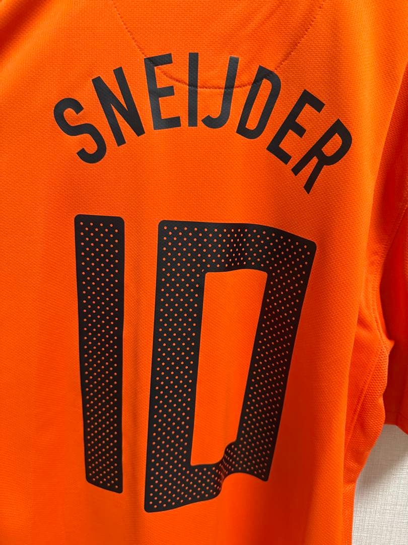 2010南アフリカＷ杯オランダ代表ユニフォーム　スナイデルＬサイズ