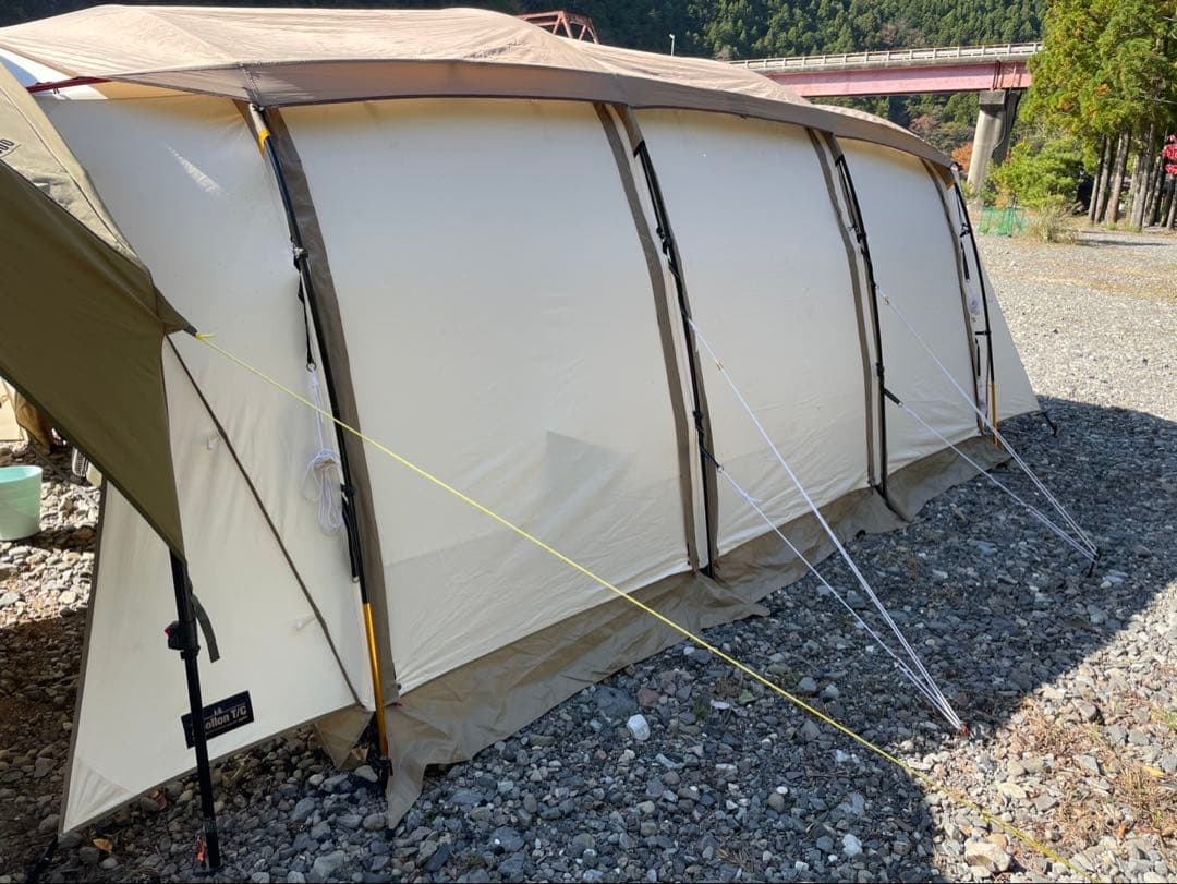 Apollon T/C キャンプバッグとポール一式