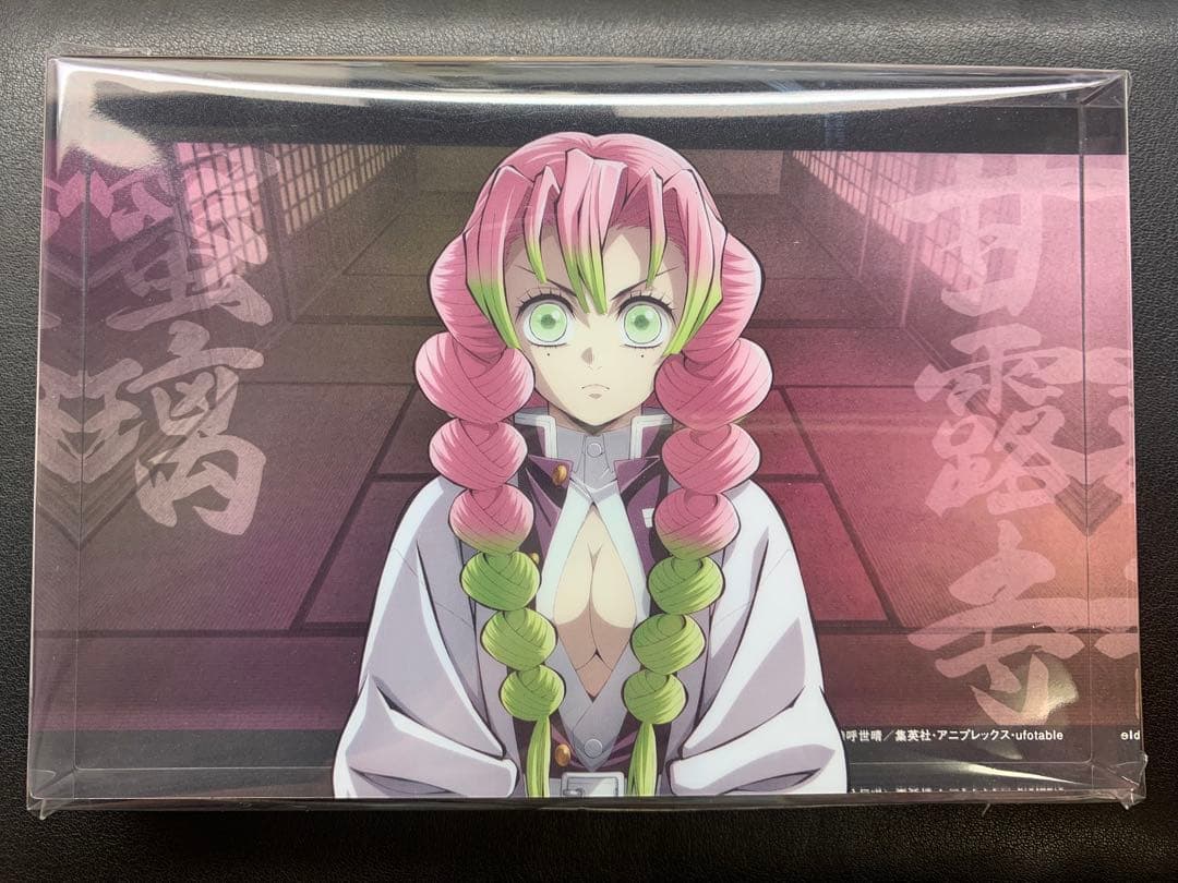 鬼滅の刃　甘露寺蜜璃　二層アクリルブロック　コラージュレイヤードパネル