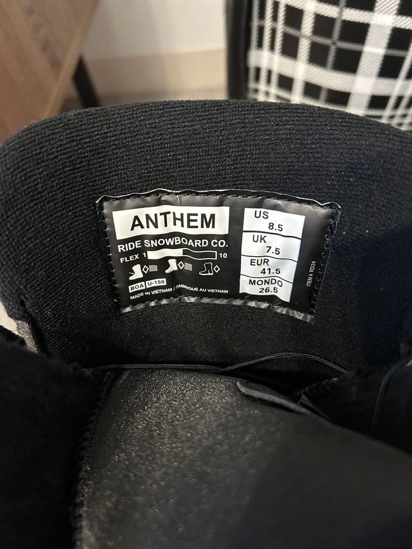 ANTHEM スノーボードブーツ ブラック