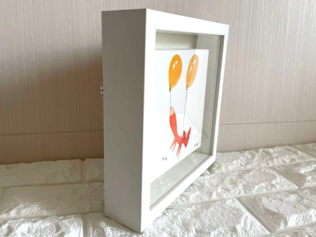 DONNA WILSON 絵画 風船で空中散歩 シリアルナンバー サイン入り