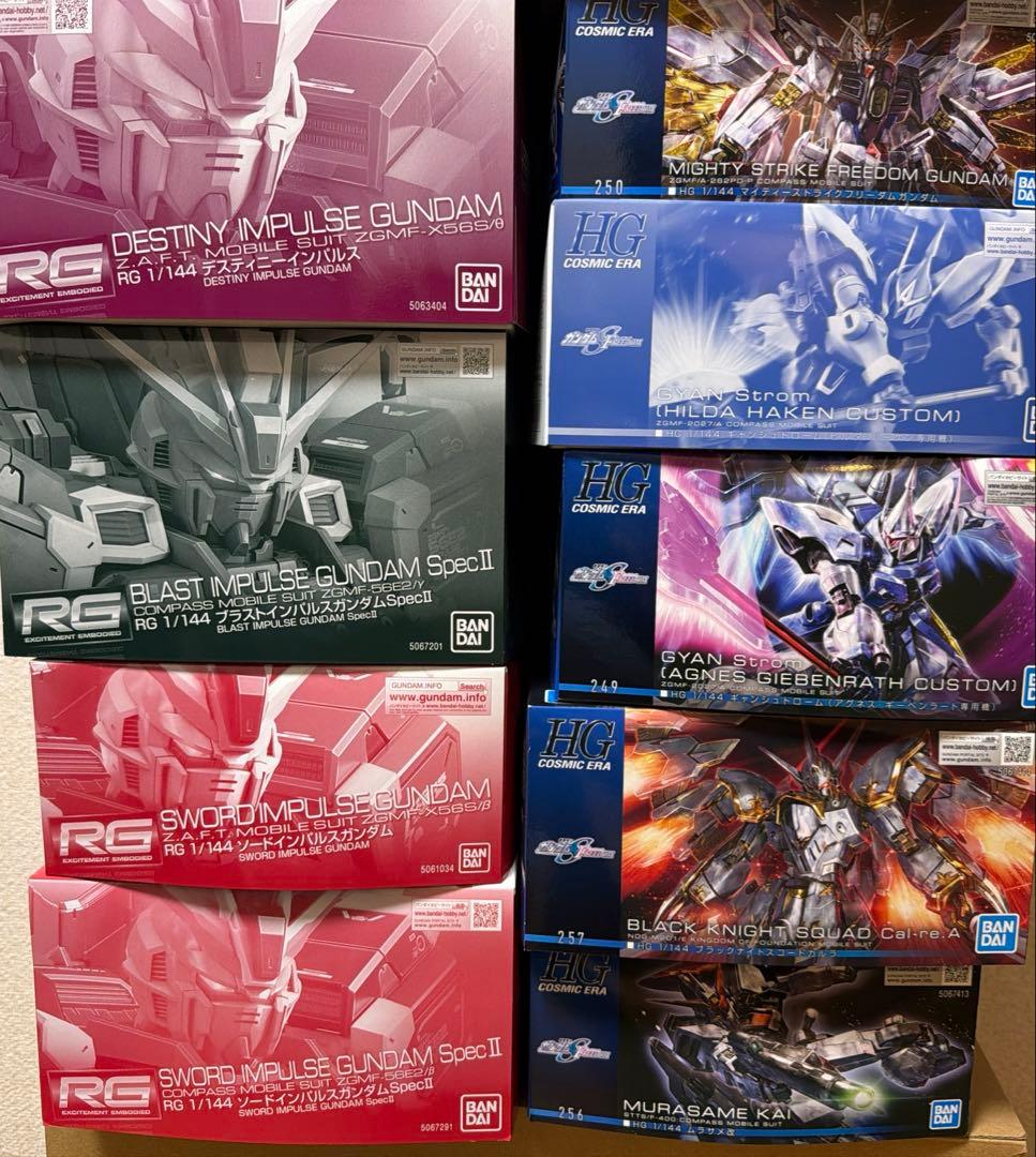 HG RG ガンプラまとめ売り