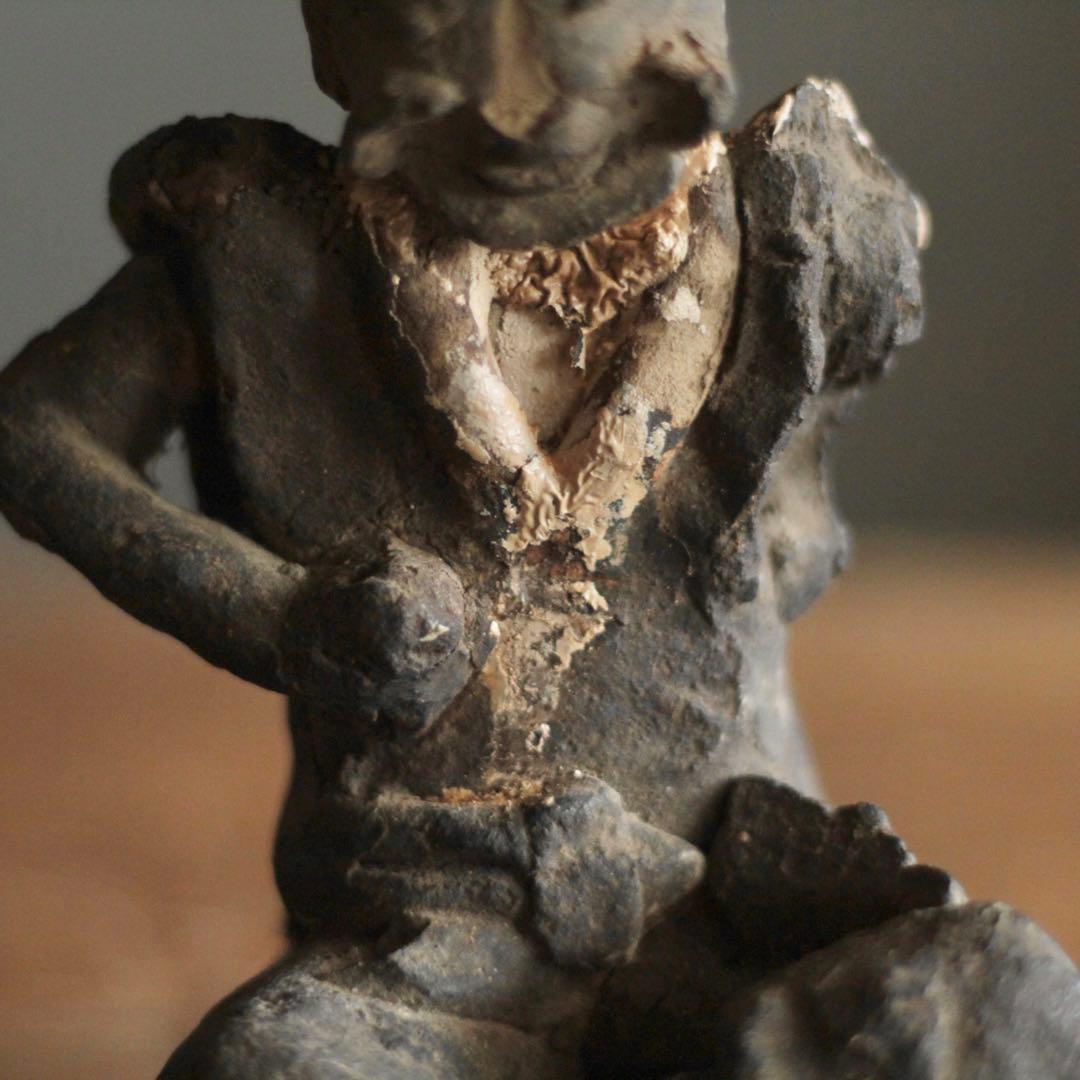 古い 土人形 恵比寿さん 古美術 古道具 アンティーク オブジェ