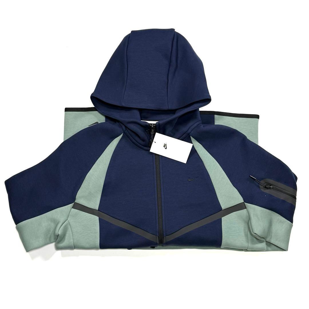 ナイキ　テックフリース　ウィンドランナー　パーカー　パンツ　セットアップ　M 紺