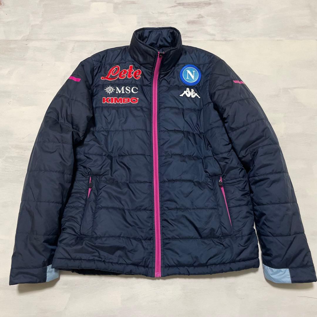 レア kappa Napoli SSCナポリ ダウンジャケット L 中綿
