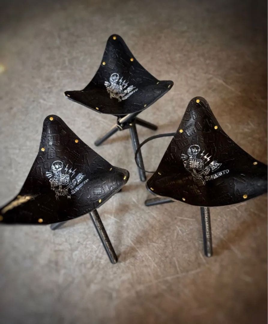 somabito ソマチェアSPエンボス　斧スカル