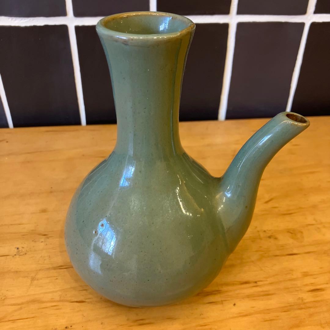 【ビンテージ民藝】高麗青磁　水差し/韓国美術　高麗美術