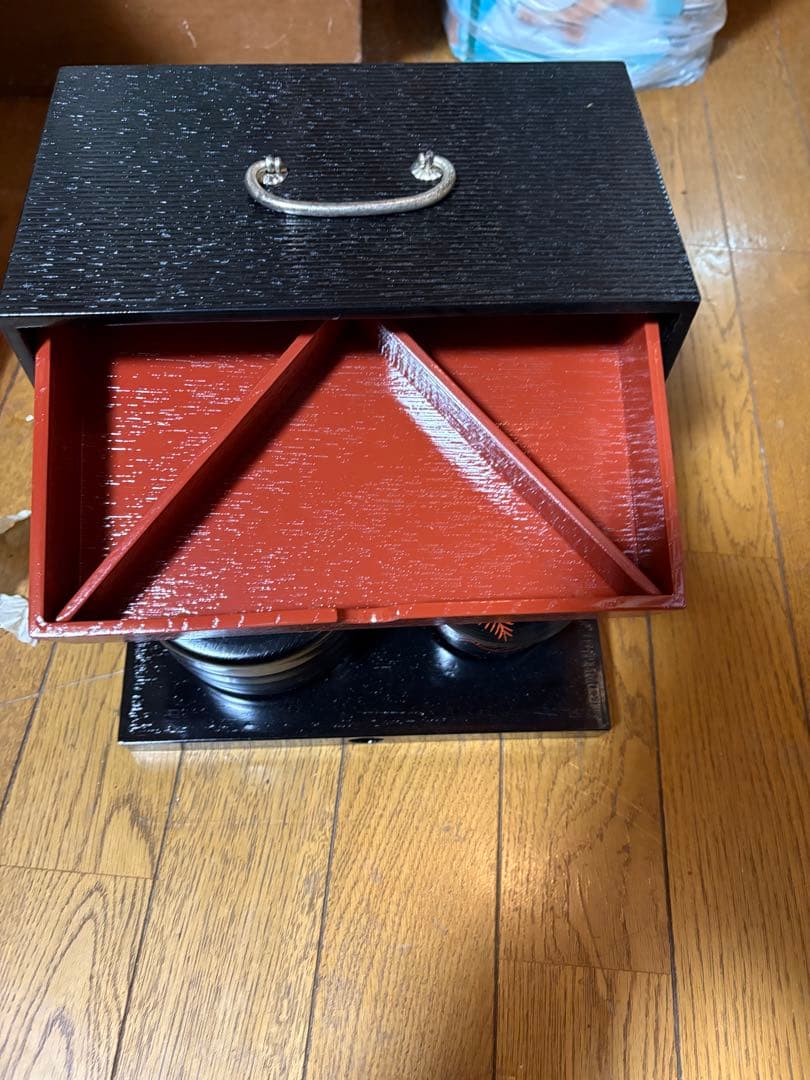 茶道具　野点弁当セット　漆器セット 5客セットで　未使用です。