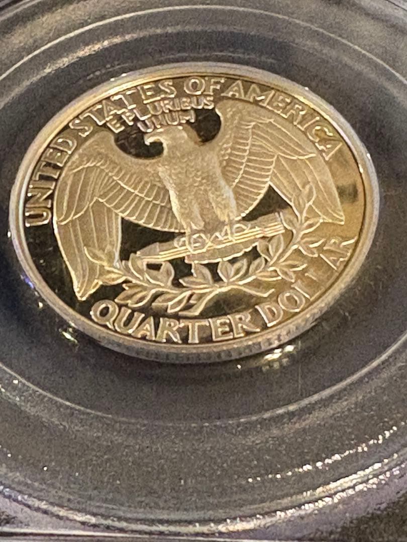 1995-S ワシントン クォーター 銀貨 PCGS PR70 DCAM