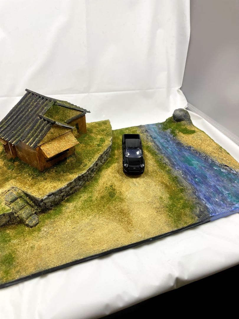 ジオラマベース　260106 のほほんとした家　ガンプラ　Diorama 台座