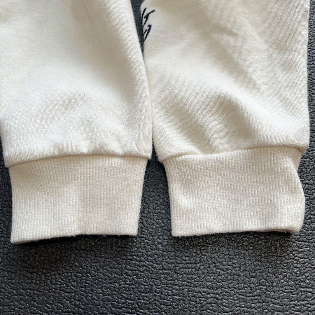 パーリーゲイツ　2024　近年　スウェット　ロゴ　 ダンボールニット　ホワイト