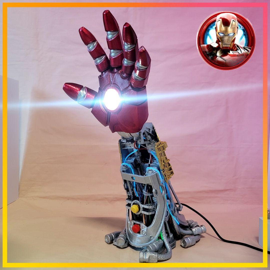 【アイアンマン】新品 1/1 ガントレットライト アーム ハンド LEDライト