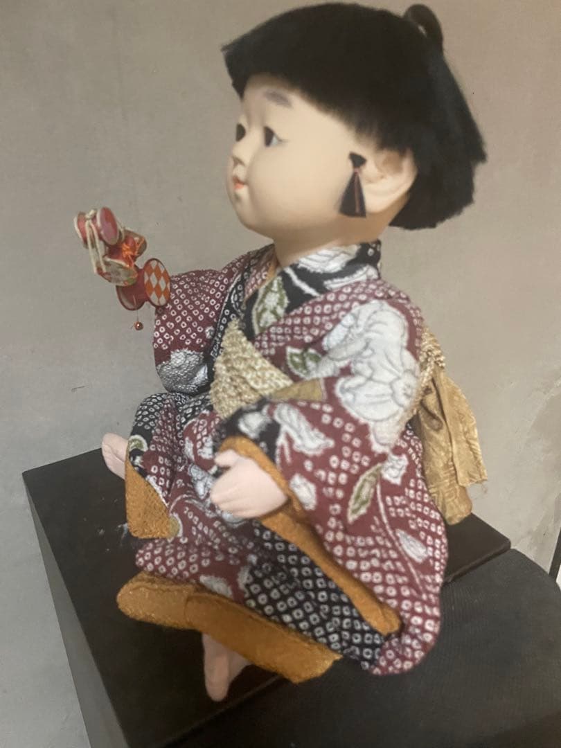新春お値下げ 市松人形 でんでん太鼓 男の子 アンティーク 縁起物