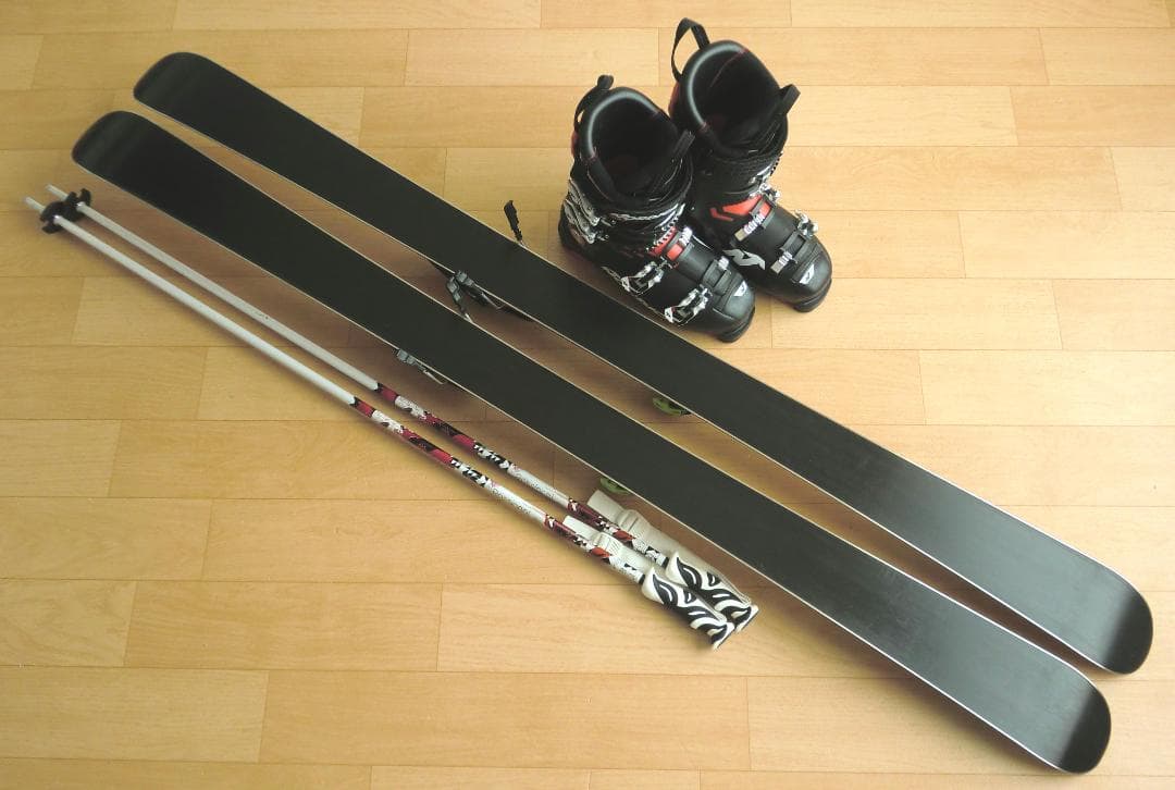 ■■送料無料■ELAN■メンズフリースキーセット■板165靴27.5■メンテ付■