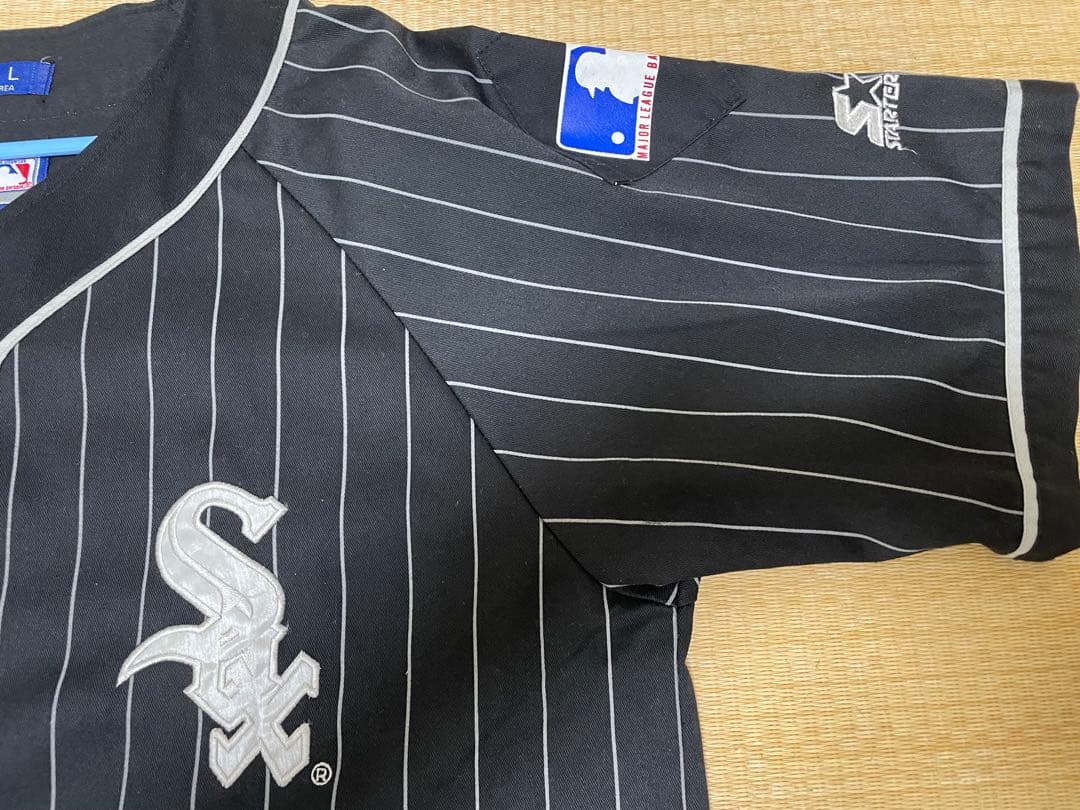【当時物】90s STARTER シカゴ ホワイトソックス ベースボールシャツ