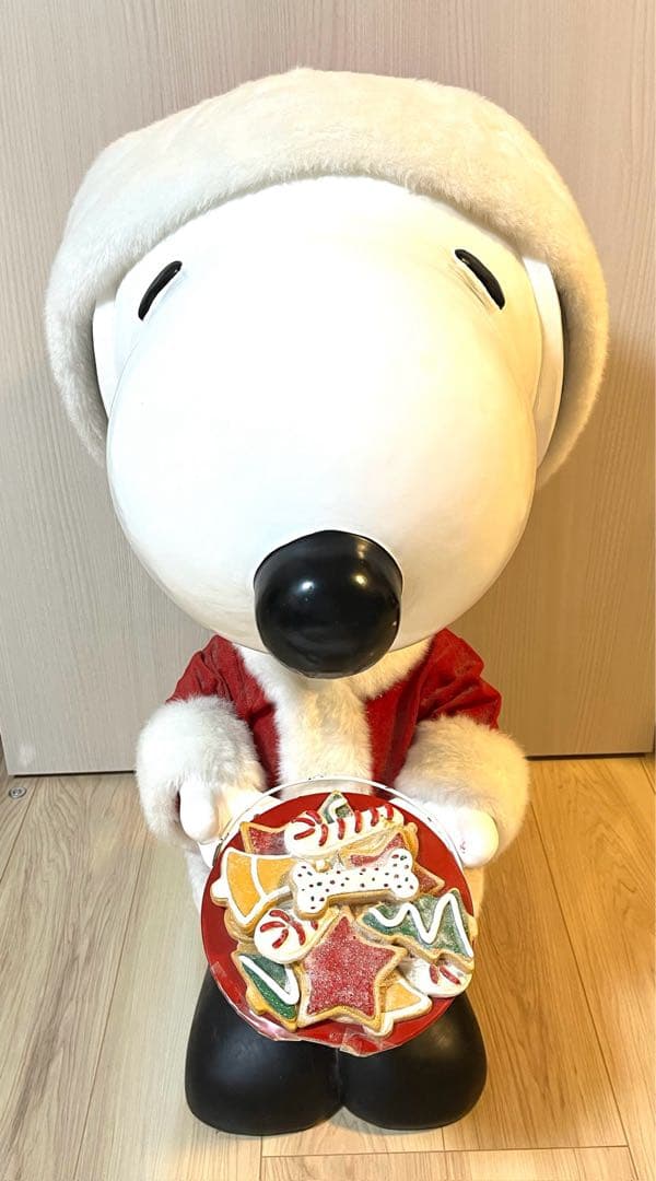 PEANUTS クリスマス ビッグスヌーピーサンタ 80cm（中古）