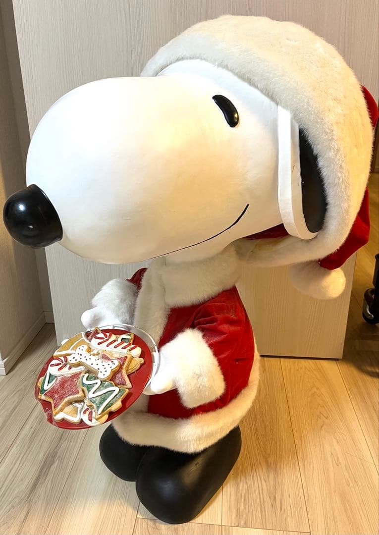 PEANUTS クリスマス ビッグスヌーピーサンタ 80cm（中古）