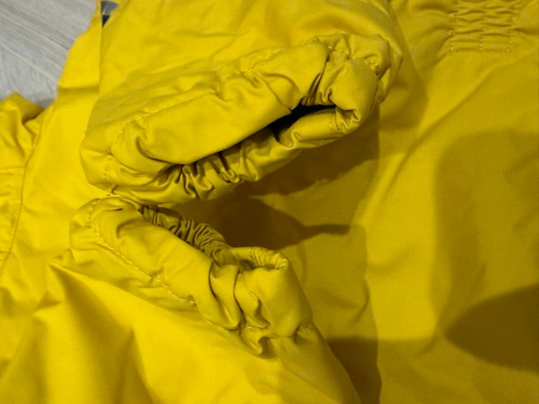 ★美品★スキーウェア　モンベル　mont-bell イエローオーバーオール　80